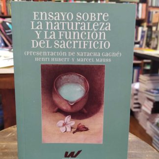 Ensayo Sobre La Naturaleza Y La Función Del Sacrificio